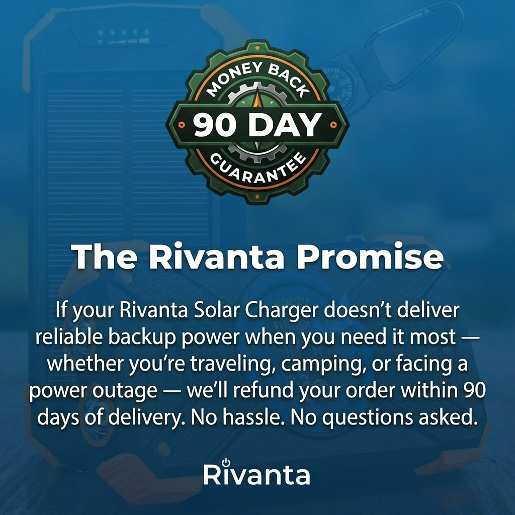 Carregador Solar de Emergência Rivanta®